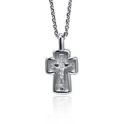 ПП-316-00 Православный крестик из платины