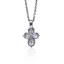 ПП-317-00 Православный крестик из платины