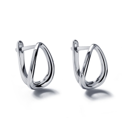 ПС-285-00 Серьги из платины