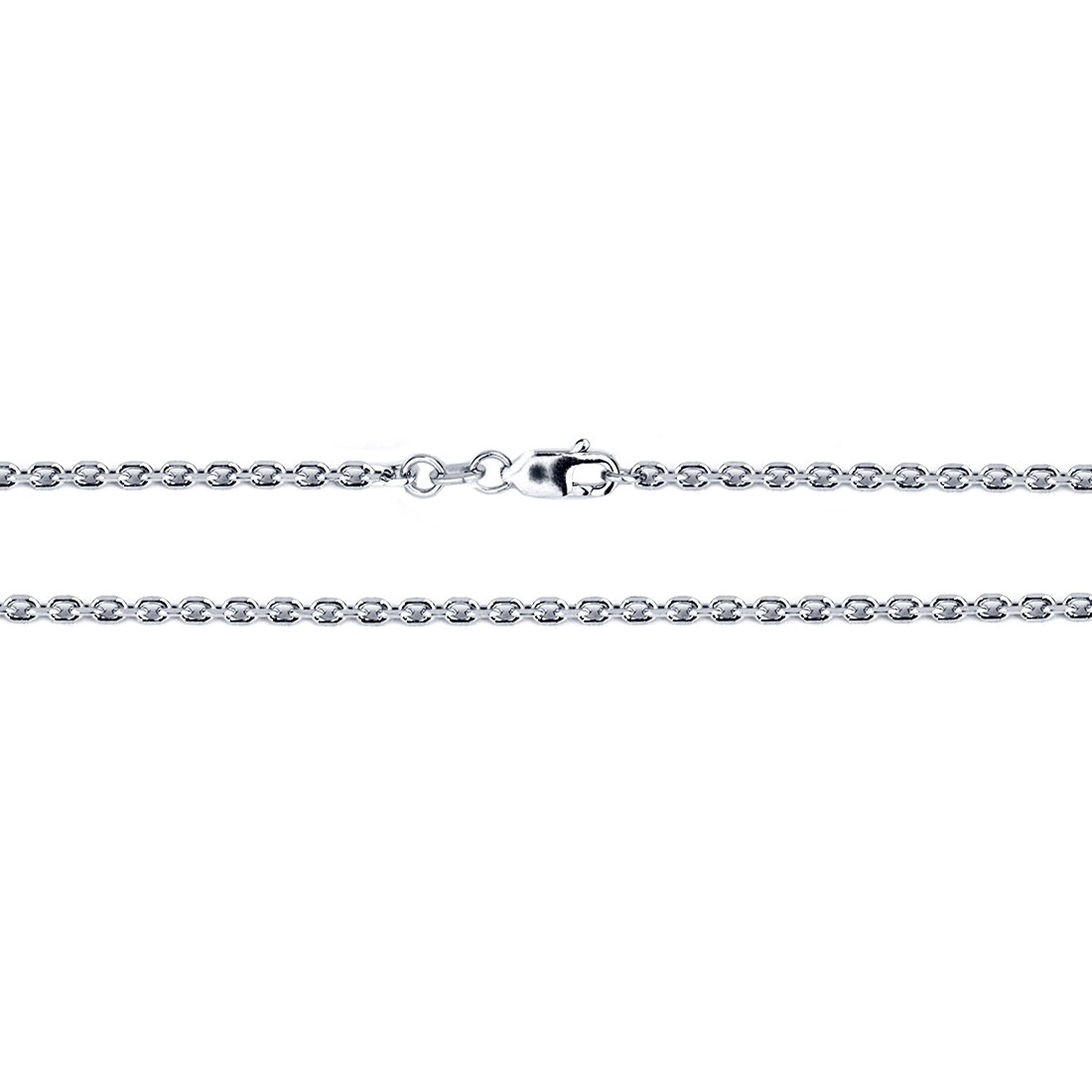 Ювелирная цепочка якорного плетения НЦ 41-053/050 Platinum Lab фото 4