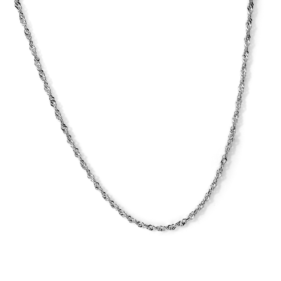 Цепочка из платины плетения сингапур НЦ 41-028/020 Platinum Lab фото 1
