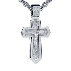 ПП-315-02 Православный крест из платины