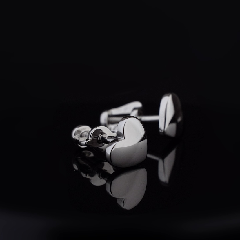 Женские серьги из платины 950 без камней ПС-250-00 Platinum Lab видео 1