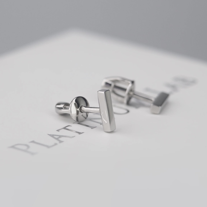 Серьги из платины ПС-322-00 Platinum Lab видео 1