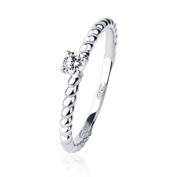 ПК-058-01 Кольцо из платины с бриллиантом